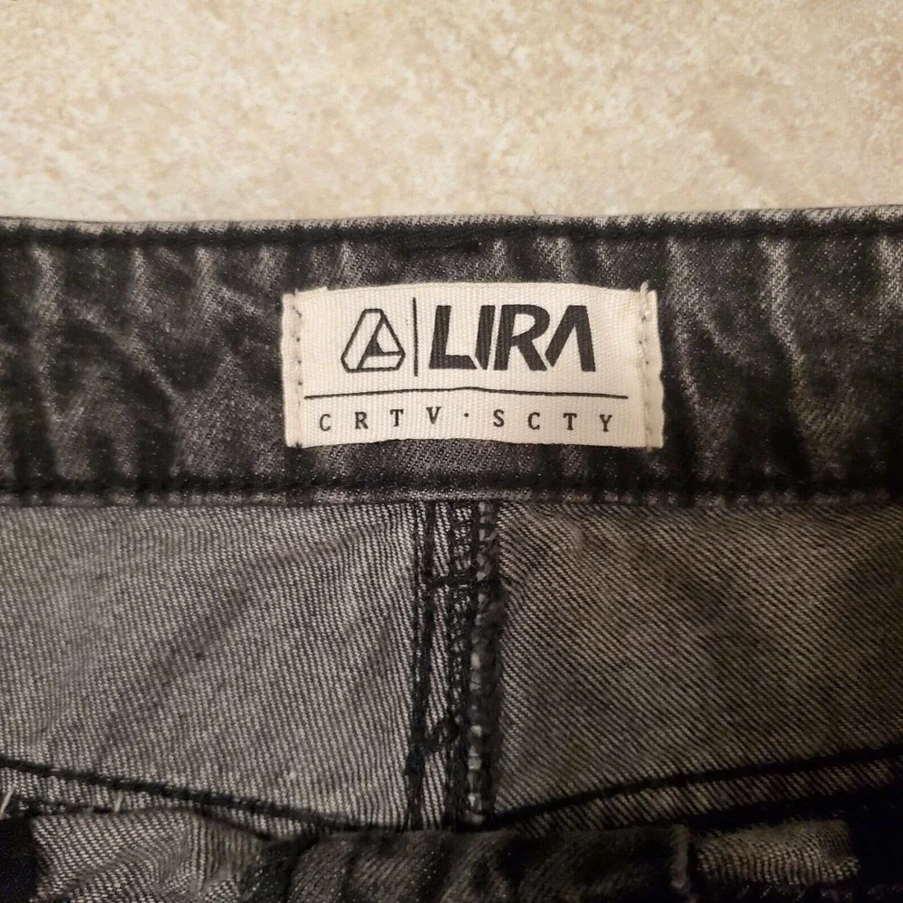 Lira Light Black Denim Shorts Size 9 Distressed Western CRTV SCTV NEW w TAGS NWT
